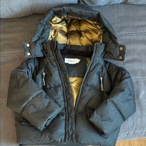 Bonpoint Gordon Quilted Herringbone Down Jacket